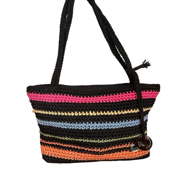 The‎ Sak Crocheted Mini Tote Vintage Y2K - Picture 2 of 8